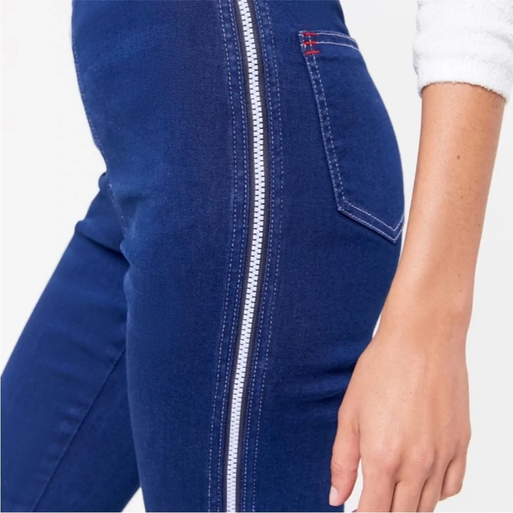 Urban Outfitters BDG Vanya Side-Zip Pinup Jeans Size 27 Denim Jeggings Straight - Picture 4 of 13